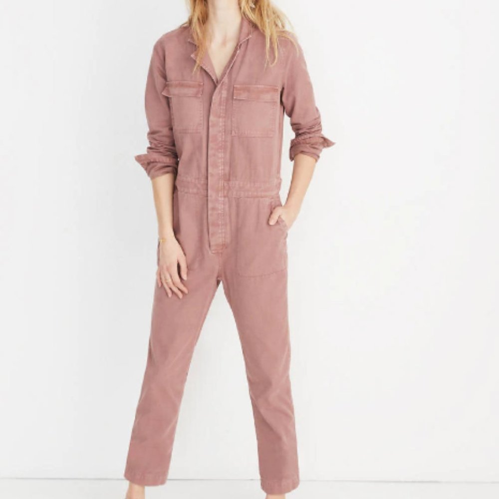 NEW Madewell Slim Coveralls Jumpsuit sz LARGE!
